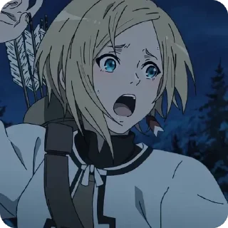 😱 emoji Mushoku Tensei II • @animestickersii Telegram sticker 22 of 98