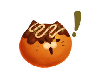 😦 emoji maybe a little strange cat. @moe_sticker_bot Telegram sticker 6 of 40