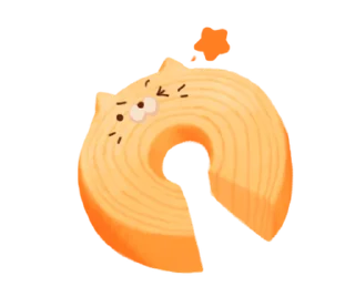 🤩 emoji maybe a little strange cat. @moe_sticker_bot Telegram sticker 8 of 40