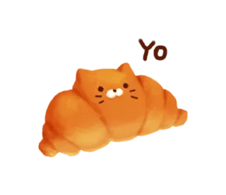 👋 emoji maybe a little strange cat. @moe_sticker_bot Telegram sticker 1 of 40