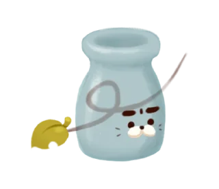😰 emoji maybe a little strange cat. @moe_sticker_bot Telegram sticker 22 of 40