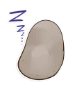💤 emoji potato Telegram sticker 15 of 34
