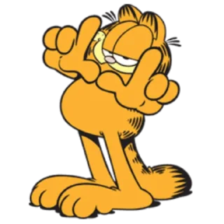 🤗 emoji Garfield Фернандо Telegram sticker 18 of 21