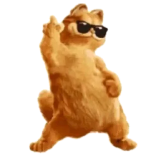 😎 emoji Garfield Фернандо Telegram sticker 11 of 21
