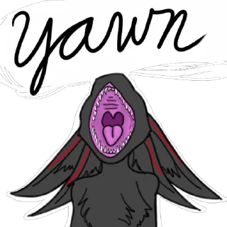 Sticker from Paradox the fluffy avali