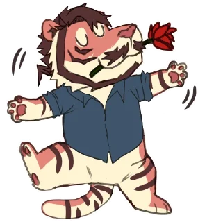 😚 emoji Ato's Legally Distinct Stickers Telegram sticker 20 of 64