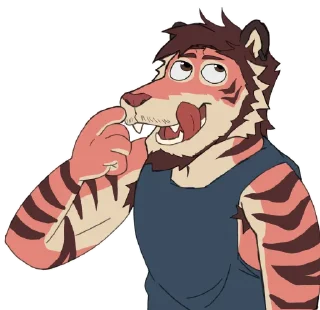 😋 emoji Ato's Legally Distinct Stickers Telegram sticker 4 of 64