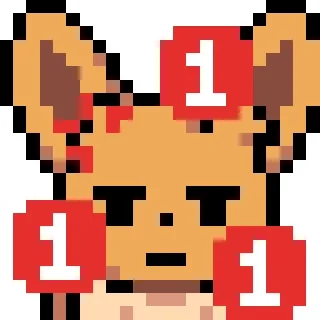 🔔 emoji Pixel Art Eeveelutions Telegram sticker 6 of 82