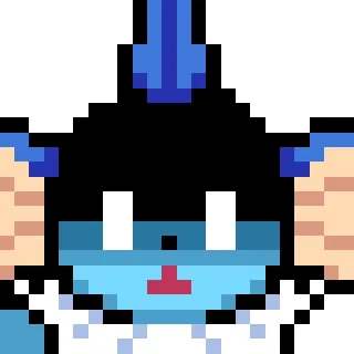 😨 emoji Pixel Art Eeveelutions Telegram sticker 18 of 82