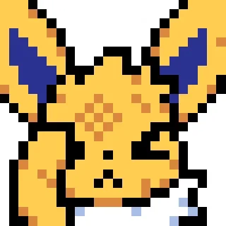 🤕 emoji Pixel Art Eeveelutions Telegram sticker 22 of 82