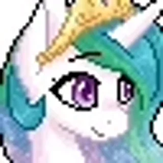 Sticker from @my_pony_little pixel ART