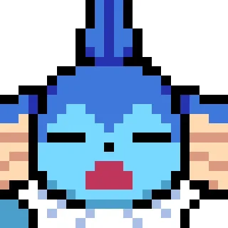 😩 emoji Pixel Art Eeveelutions Telegram sticker 13 of 82