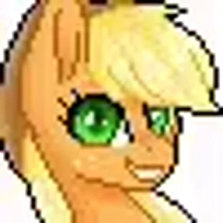 😊 emoji @my_pony_little pixel ART Telegram sticker 8 of 11