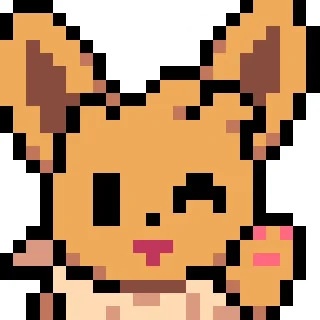 Sticker from Pixel Art Eeveelutions