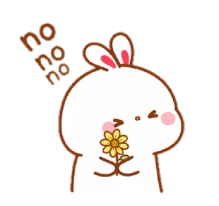 🐰 emoji Cute Rabbit ㅡ by @taerastickers Telegram sticker 14 of 25