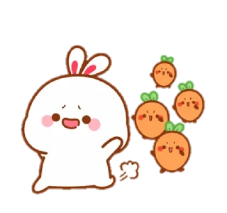 🐰 emoji Cute Rabbit ㅡ by @taerastickers Telegram sticker 24 of 25