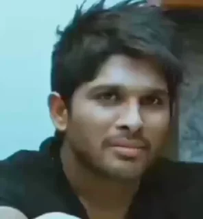 😂 emoji Allu Arjun 🥰 @sticker_pack_channel — @stckrRobot Telegram sticker 11 of 50
