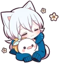 😴 emoji White Kitten (3) Telegram sticker 16 of 120