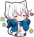 😊 emoji White Kitten (3) Telegram sticker 14 of 120