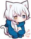 😖 emoji White Kitten (3) Telegram sticker 11 of 120