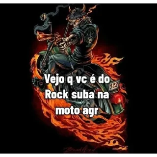 Sticker from eu sou do rock