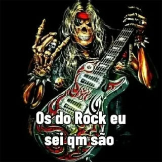 Sticker from eu sou do rock