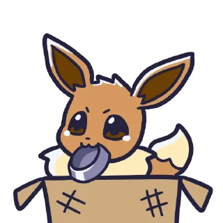 🍽️ emoji Eeveelutions Telegram sticker 10 of 100
