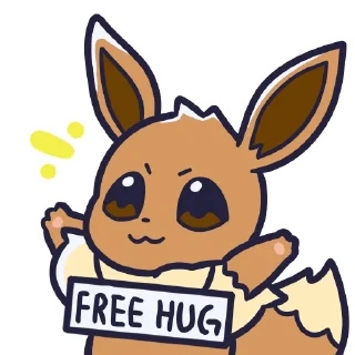 🤗 emoji Eeveelutions Telegram sticker 5 of 100