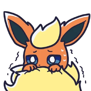 😖 emoji Eeveelutions Telegram sticker 23 of 100