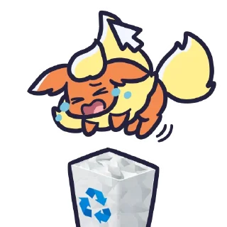🚮 emoji Eeveelutions Telegram sticker 22 of 100