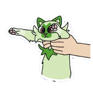Sticker from Sprigatito! by @Teethshank