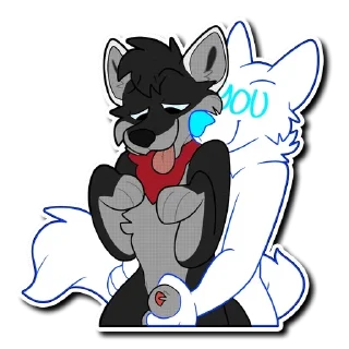 Sticker from Kitsunetsuki's favs 10 — @stckrRobot