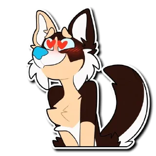 😍 emoji Kitsunetsuki's favs 10 — @stckrRobot Telegram sticker 21 of 120