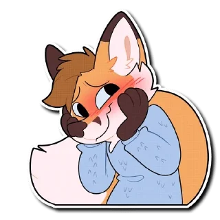 😳 emoji Kitsunetsuki's favs 10 — @stckrRobot Telegram sticker 24 of 120