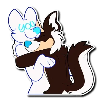 🤗 emoji Kitsunetsuki's favs 10 — @stckrRobot Telegram sticker 18 of 120