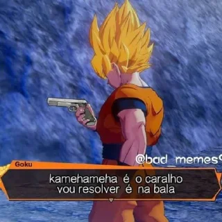 🧔 emoji Goku misógino ¦ @figurinhasWa Telegram sticker 17 of 71