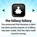 Sticker from Your Logical Fallacy Is .com