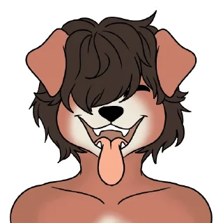 😛 emoji Furry Telegram sticker 3 of 8