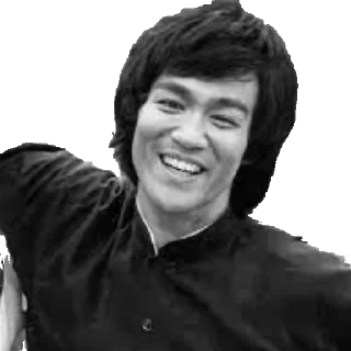 Sticker from Bruce leee