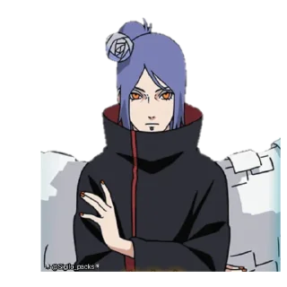 😐 emoji 🔹Nagato🔸Yahiko🔹Konan🔸 @Sigilo_packs Telegram sticker 21 of 31