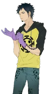 🧤 emoji Trafalgar D Law @Blue_rose_sword Telegram sticker 13 of 40