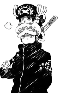 😶 emoji Trafalgar D Law @Blue_rose_sword Telegram sticker 17 of 40