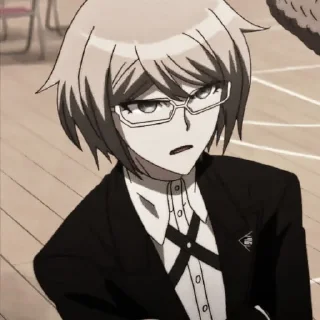 💼 emoji Byakuya Togami - @cylsdiarys Telegram sticker 7 of 80