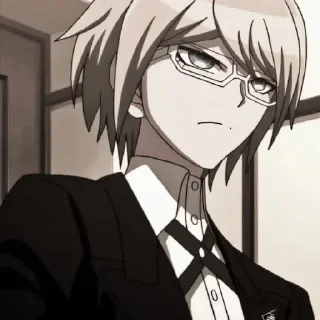 💼 emoji Byakuya Togami - @cylsdiarys Telegram sticker 9 of 80