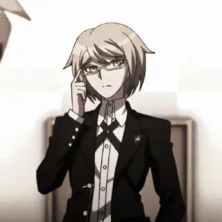 💼 emoji Byakuya Togami - @cylsdiarys Telegram sticker 3 of 80