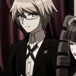 💼 emoji Byakuya Togami - @cylsdiarys Telegram sticker 14 of 80