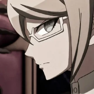 💼 emoji Byakuya Togami - @cylsdiarys Telegram sticker 16 of 80