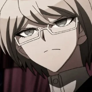 💼 emoji Byakuya Togami - @cylsdiarys Telegram sticker 20 of 80