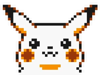 😊 emoji Pikachu sprites Telegram sticker 24 of 28