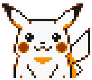 😃 emoji Pikachu sprites Telegram sticker 11 of 28